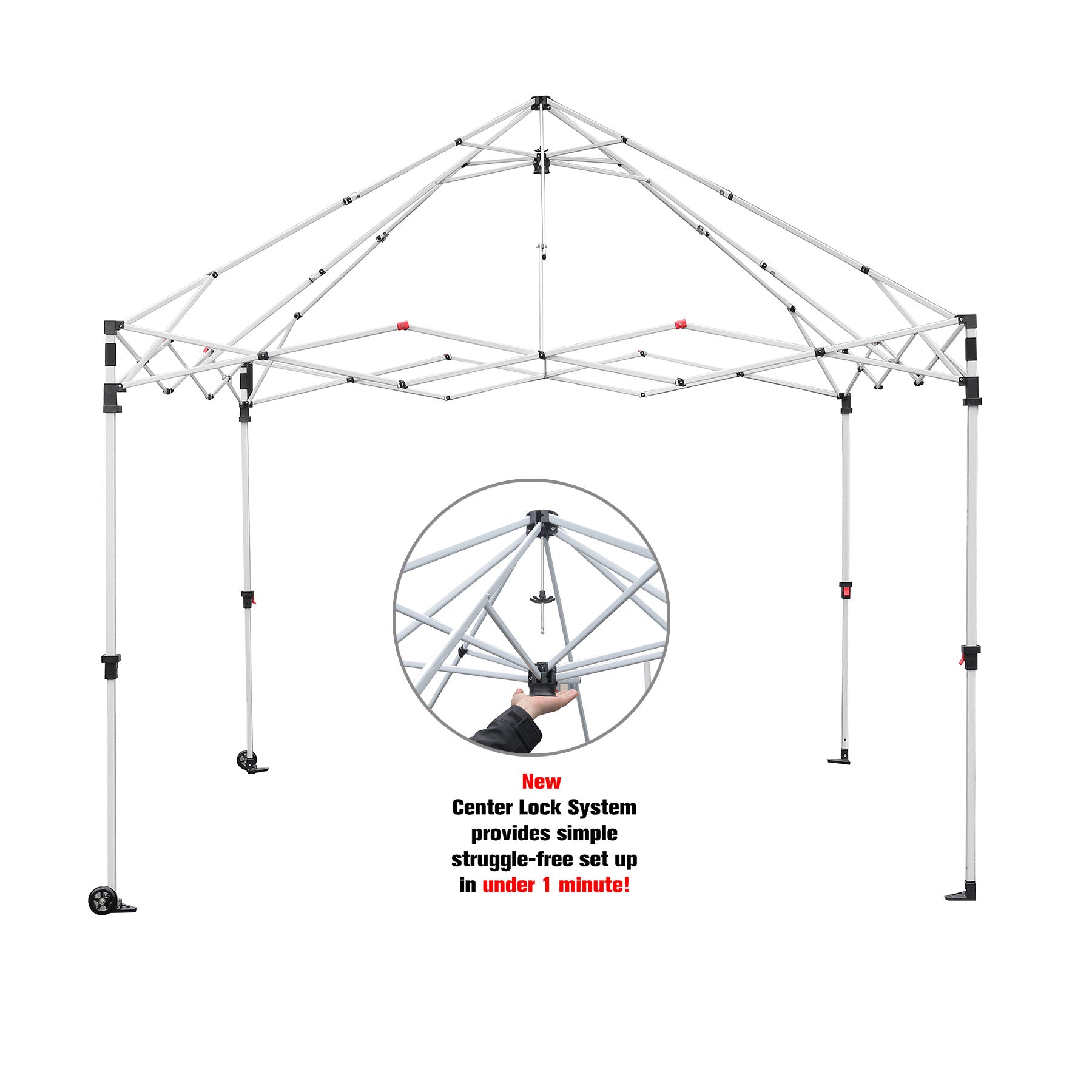 Mobile United Rush FC Sideline Heavy Duty Pop-Up Tent **2-3 Week Delivery**