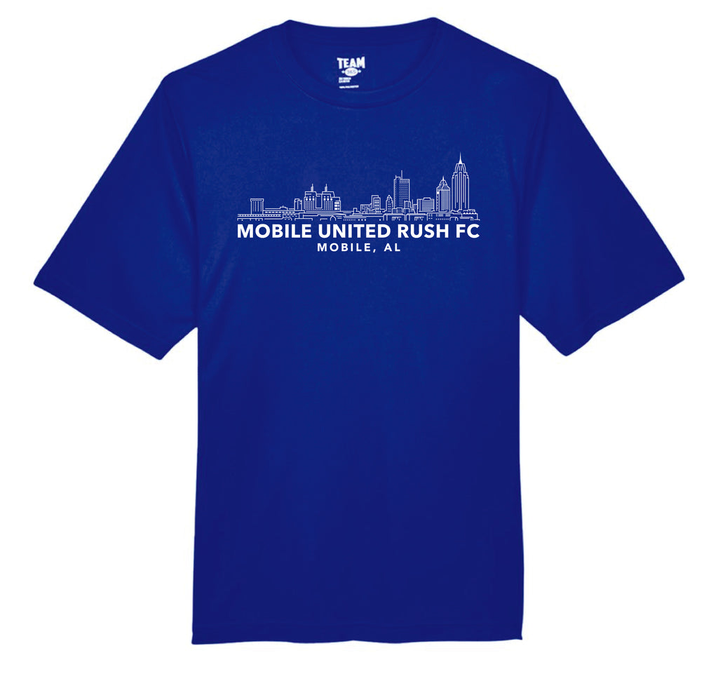 Mobile United Rush FC Skyline Performance Tee